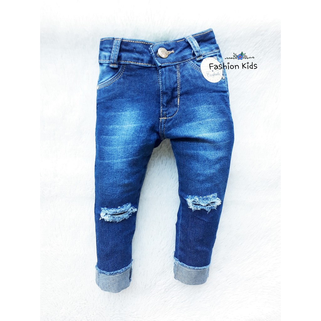 Calça jeans bebe 3 a 6 hot sale meses feminina