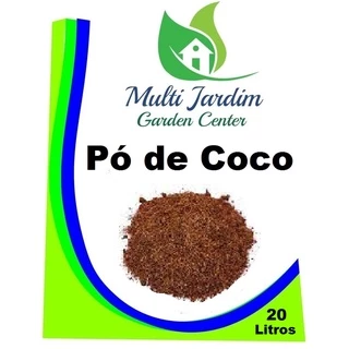 20 Litros Pó de Coco - Substrato Orgânico Rosa Deserto Suculenta Cacto Orquídeas