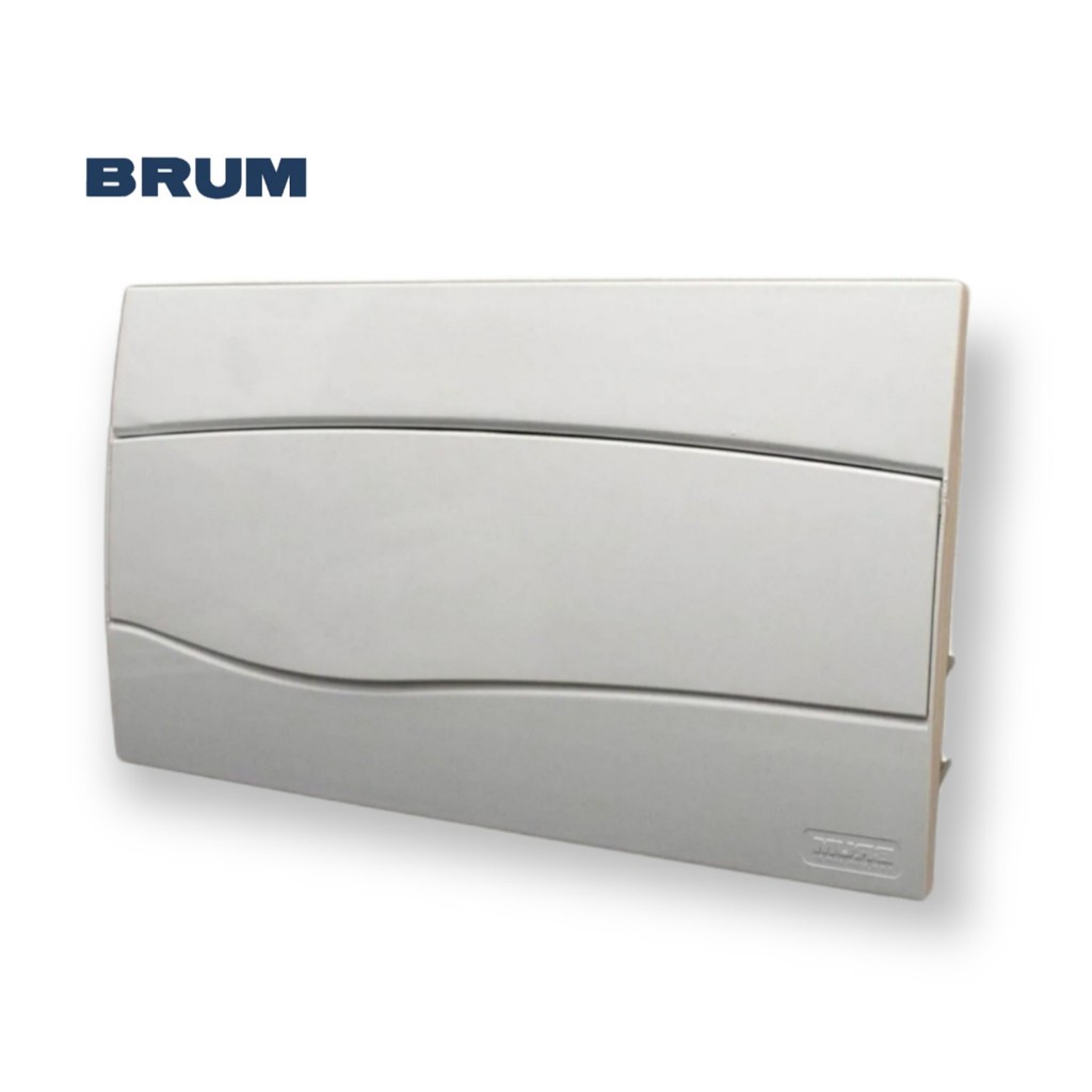 Quadro Distribuição Brum 18 Disjuntores DIN Embutir Branco