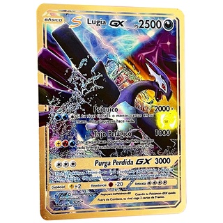 ✨【Direct sales】✨Cartas De Metal Pokemon Dourado Versão Espanhola Vastro  Vmax GX Pikachu Charizard Lugia Arceus Kids Collection Cartões De Jogo De  Presentes