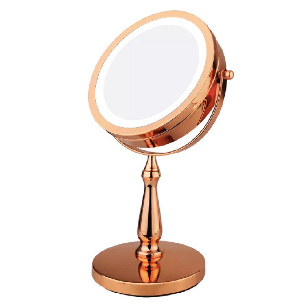 Espelho Iluminado Bancada Maquiagem Closed Duplo 5x
