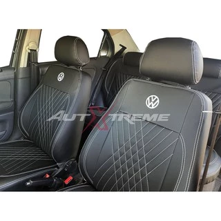 Capa de couro banco Volkswagen Fox Spacefox Spacecross Crossfox 2004 2022