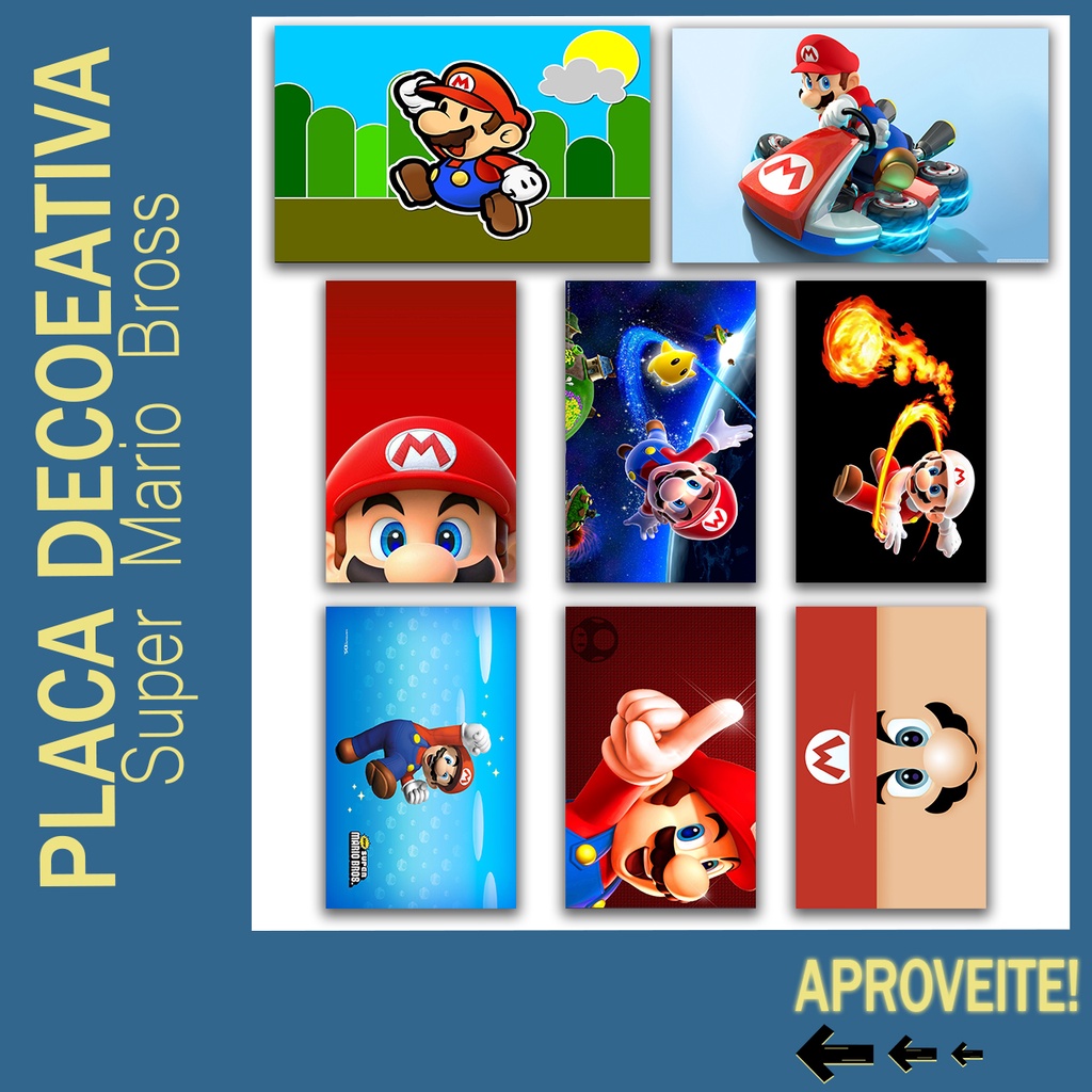 Sticker decorativo kart Super Mario