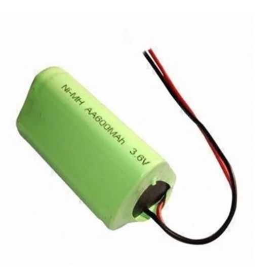 Bateria 3,6v 600mah Aa Ni-cd Com Plug Universal formato triangulo