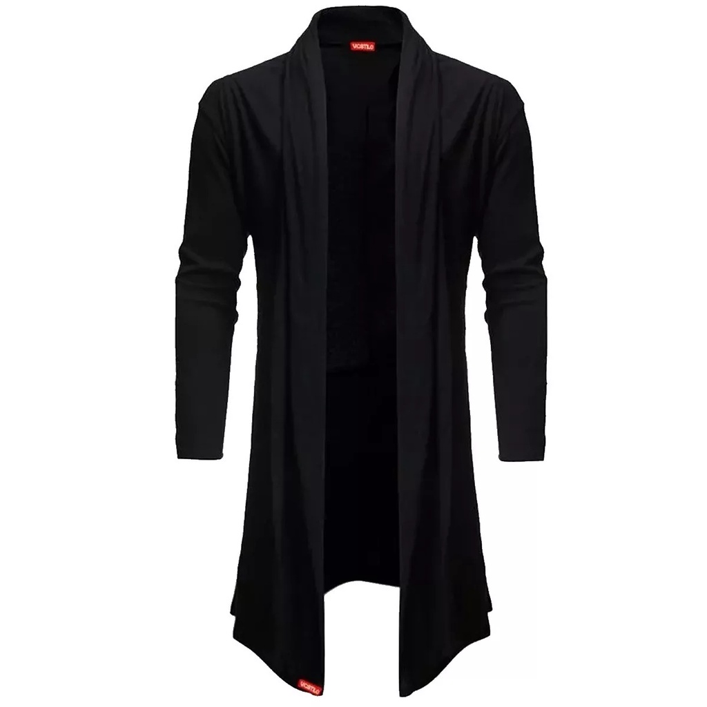 Cardigan Casaco Masculino Sobretudo Cardigã Malha Kimono Shopee
