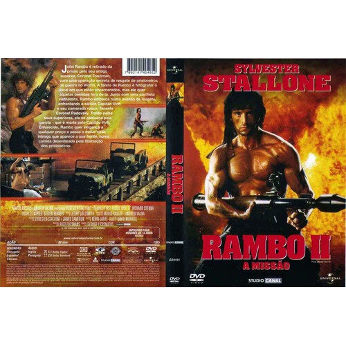 Dvd Seminovo do Filme ( Rambo 2 - a Missão ), Filme e Série Dvd Usado  82156560