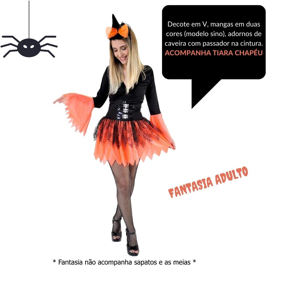 Fantasia Enfermeira Zumbi Halloween Feminino Adulto + Tiara em Promoção na  Americanas
