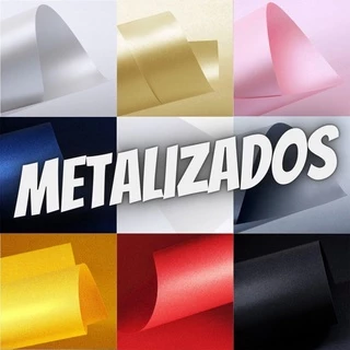 Papel Color Plus Metálico A4 - 180 g - 9 Folhas - Fedrigoni