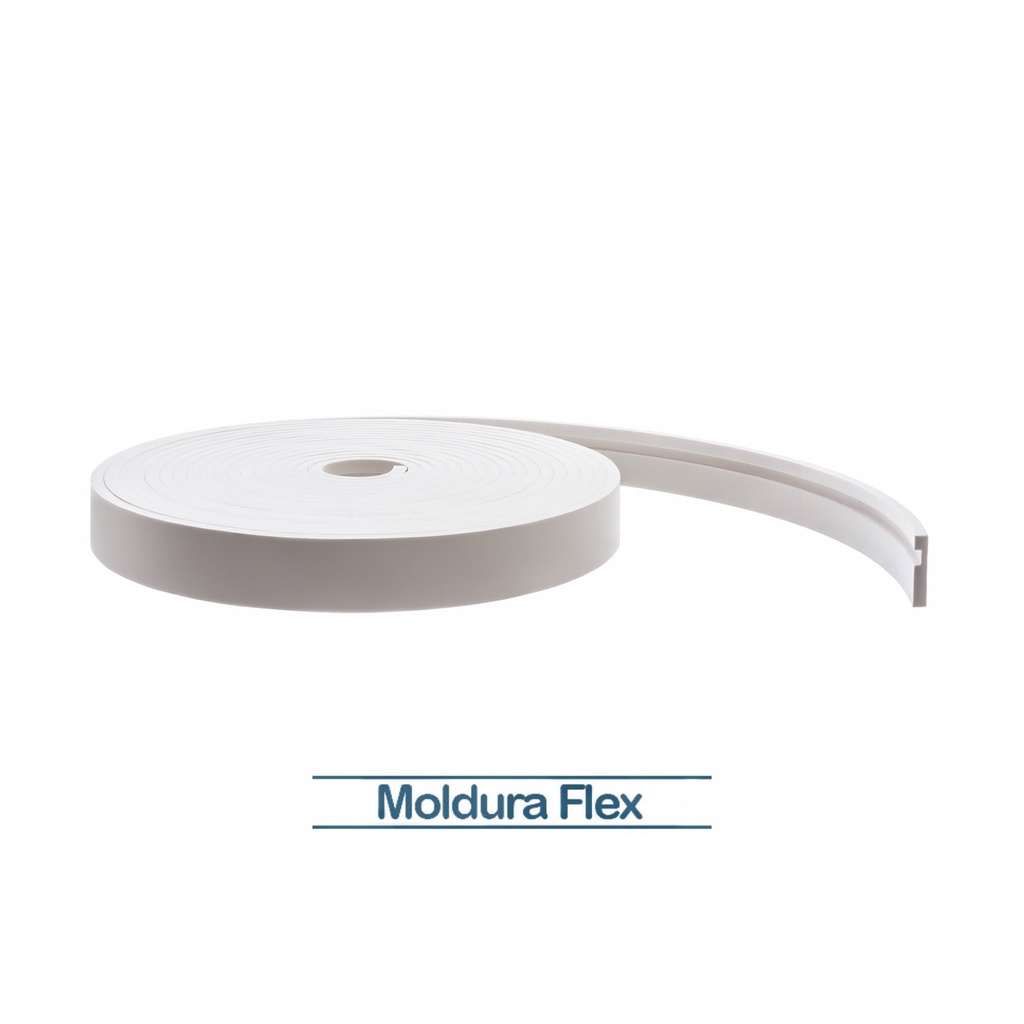 Rodapé Eva Flexível Autoadesivo 5cm x 1cm Lucca 12 Metros