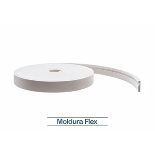 Rodapé Eva Flexível Autoadesivo 5cm x 1cm Lucca 12 Metros