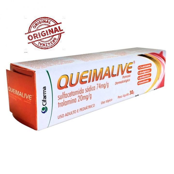 POMADA PARA QUEIMADURA Queimalive Pomada 30g | Shopee Brasil
