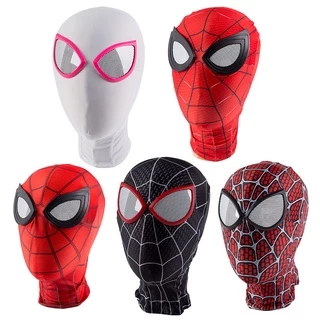 Máscara Homem Aranha Peter Parker Miles Morales Raimi Super-Herói Cosplay Máscaras De Fantasia