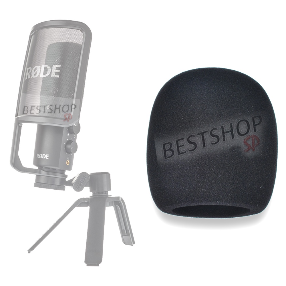 Espuma Capinha RODE NT-USB – microfone pop-filter anti vento ruído