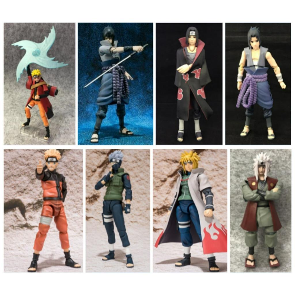 Bonecos Naruto Shippuden Articulados + Acessórios 15 cm Action Figure Varias Modelos Pronta Entrega