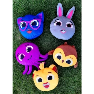 Pelúcias Bolofofos Lindos e coloridos Ótima qualidade kit com 5 bonecos