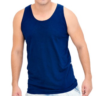 Kit 2 Camisetas Regatas Masculina 100% Algodão Camisa Regata