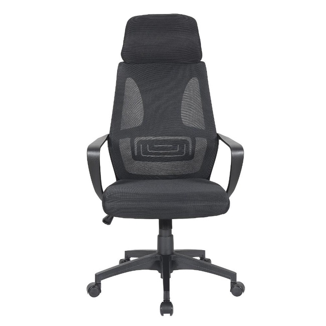 Cadeira Presidente Pelegrin PEL-0289 Tela Mesh Preta