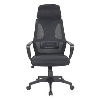 Cadeira Presidente Pelegrin PEL-0289 Tela Mesh Preta