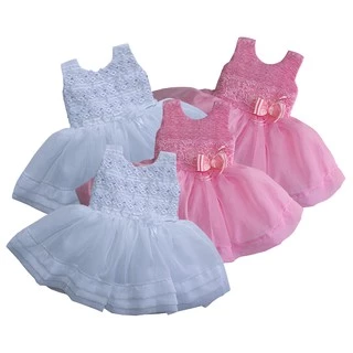 Vestido de festa bebe batismo casamento aniversario luxo tutu infantil em escaline batizado