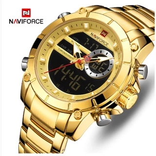 Relógio Naviforce 9163 De Pulso Digital Quartzo 3 ATM À Prova D