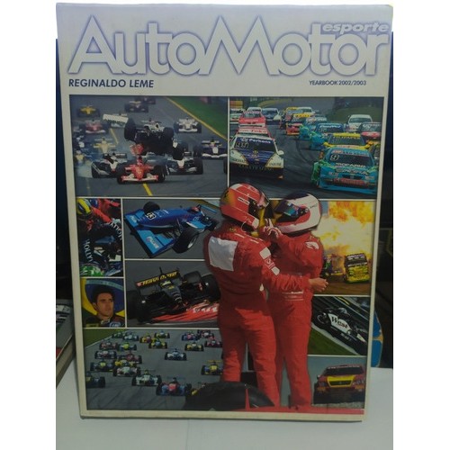 Livro Automotor Reginaldo Leme Fórmula 1: Anuário 2002/2003 | Shopee Brasil