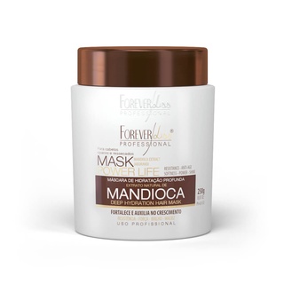 Máscara Hidratante De Mandioca Power Life Forever Liss 250G