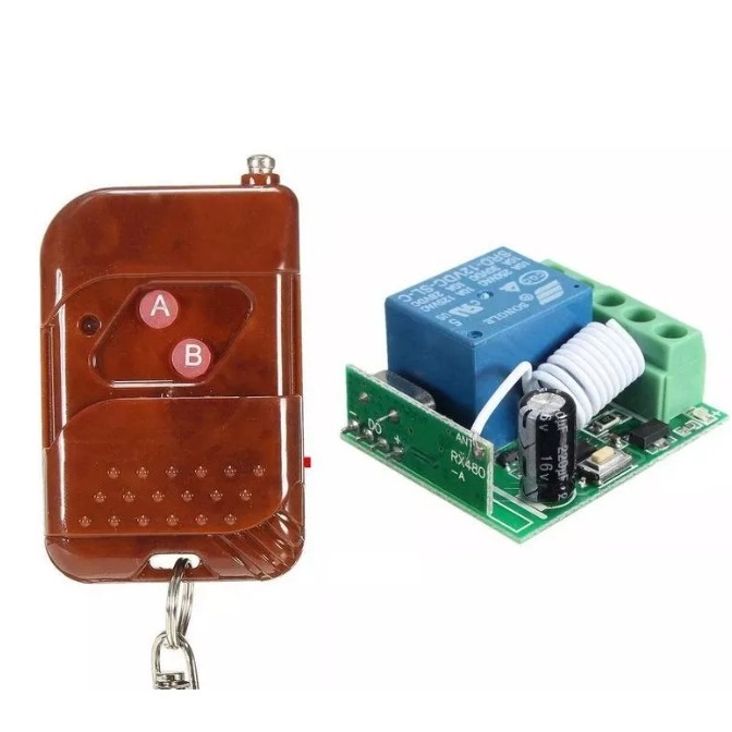 Módulo Receptor Rf433 Mhz Com Relé 1 Canal | Shopee Brasil