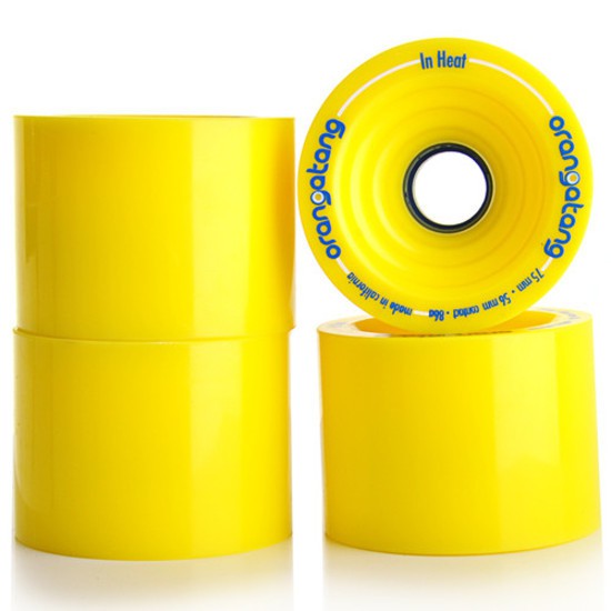 Roda Orangatang In Heat 75mm 80a 83a 86a - Skate Longboard