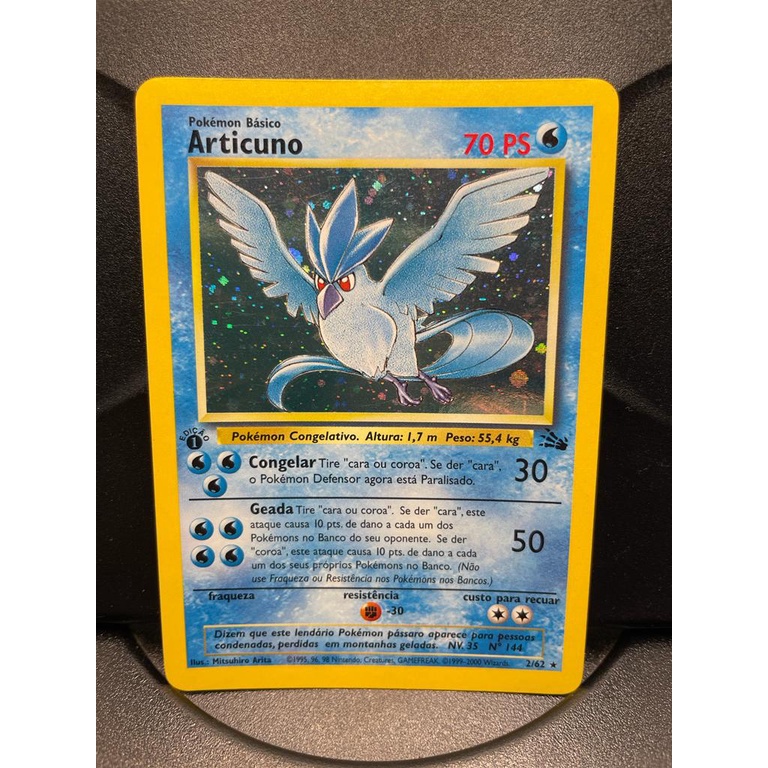 carta pokemon articuno fosil pca 6 ingles - Comprar Cartas Colecionáveis  antigas no todocoleccion