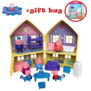 Peppa Pig, Casa da Peppa e Sua Família, Multicor : : Brinquedos  e Jogos
