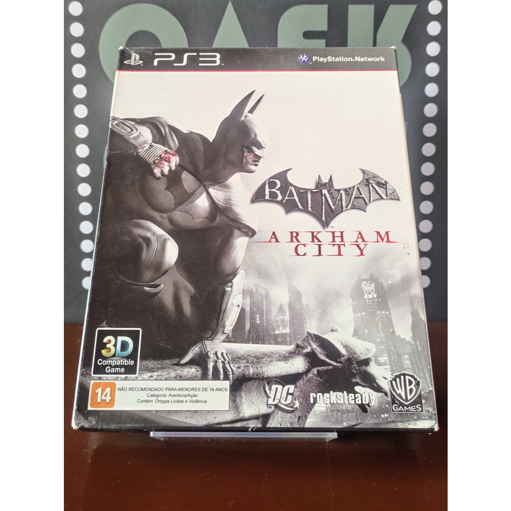 Jogo Ps3 Batman Arkham Asylum+ Arkham City Mídia Física. Usado em Ótimo  Estado., Jogo de Videogame Playstation Usado 80664527