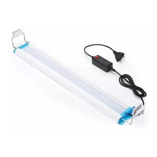 Luminária De Aquário Led 10w 28 A 40 Cm 3 Cores Bivolt