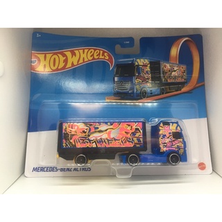 Hot Wheels - Caminhão Velocidade Na Pista - Mercedes-Benz Actros