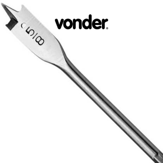 Kit 2 Brocas Chata Madeira - 5/8X6 - Vonder