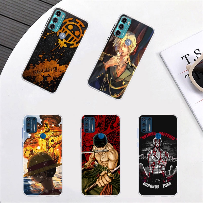 Capa Flexível Anime ONE PIECE Zoro PD19 Para Motorola Moto G200 G71 G51 G41 G31 E20 E30 E40 G40 G60 Fusão