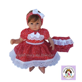 Compre Bebê reborn boneca roupas vestido terno para 23-24 polegada