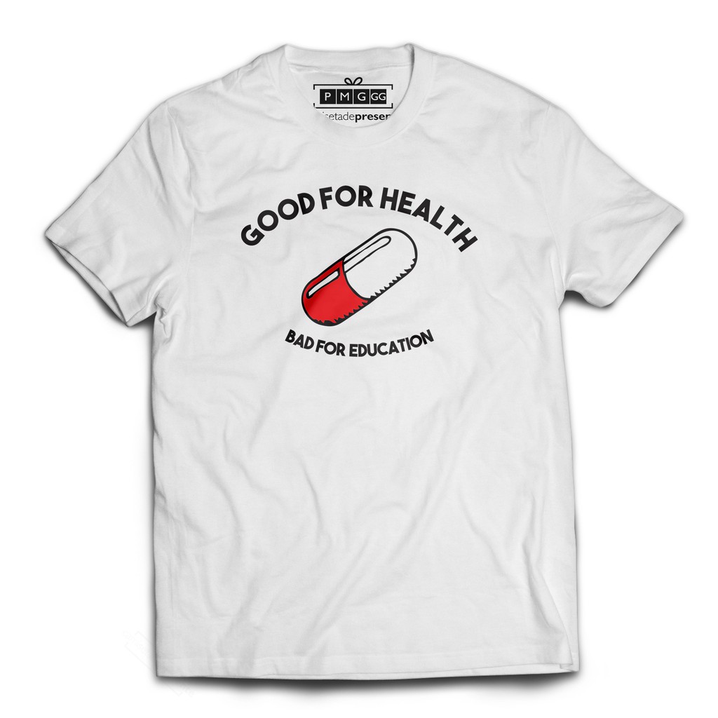 Maglietta Fiend NYC &ndash; Akira Kaneda 'Good For Health Bad For Education' Rossa