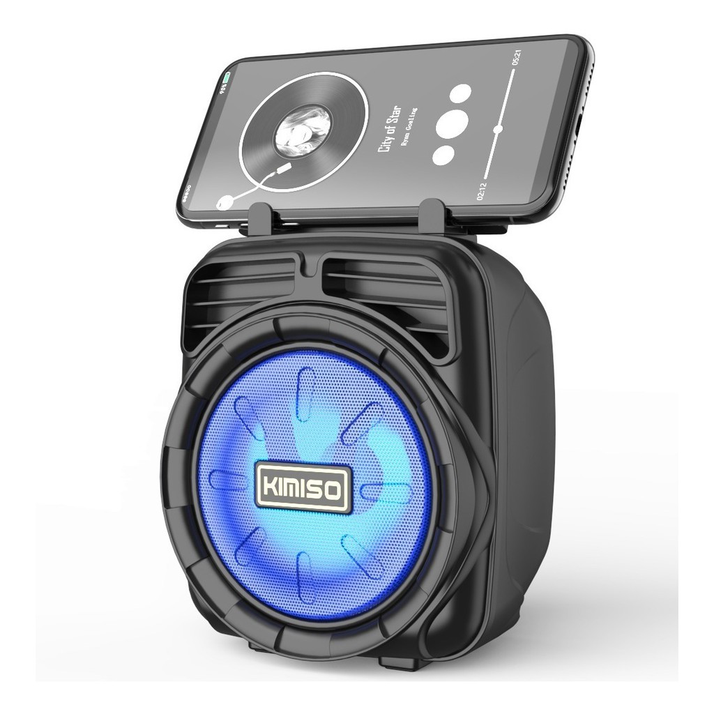 Caixa de Som Bluetooth Potente Radio Fm recarregável Kimiso