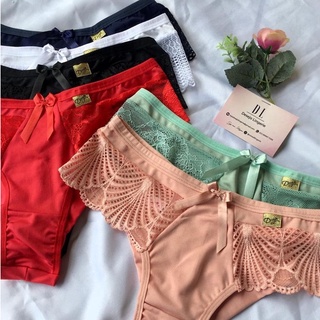 KIT 5 CALCINHA DE RENDA Carol PLUS SIZE TANGA FIO DUPLO LINGERIE SEXY MALHA ROMANTIC LATERAIS LARGAS REVENDA ATACADO