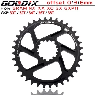 Coroa Direct Mount Padrão Sram 30/32/34/36/38 Offset 3/6mm.