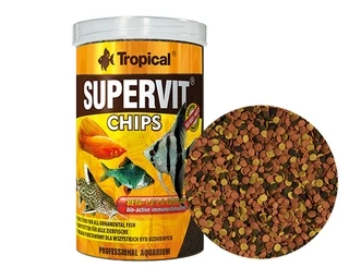Ração Tropical Supervit Chips 130g para peixes ornamentais