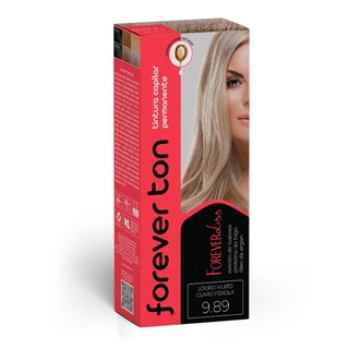 Tinta de Cabelo Forever Ton 9.89 Louro Muito Claro Pérola