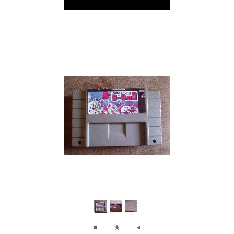 Fita para super Nintendo. Looney tunes Ball