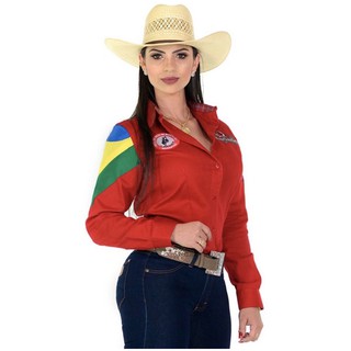 Camisa Feminina Radade Country Barretos Brasil Lançamento Top +Brinde!