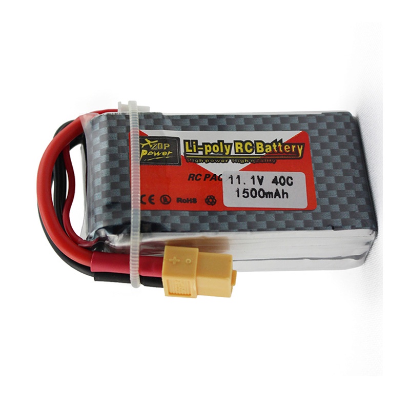 Bateria lipo zop power 11 1v 1500mah 3s 40c escorrega o pre o