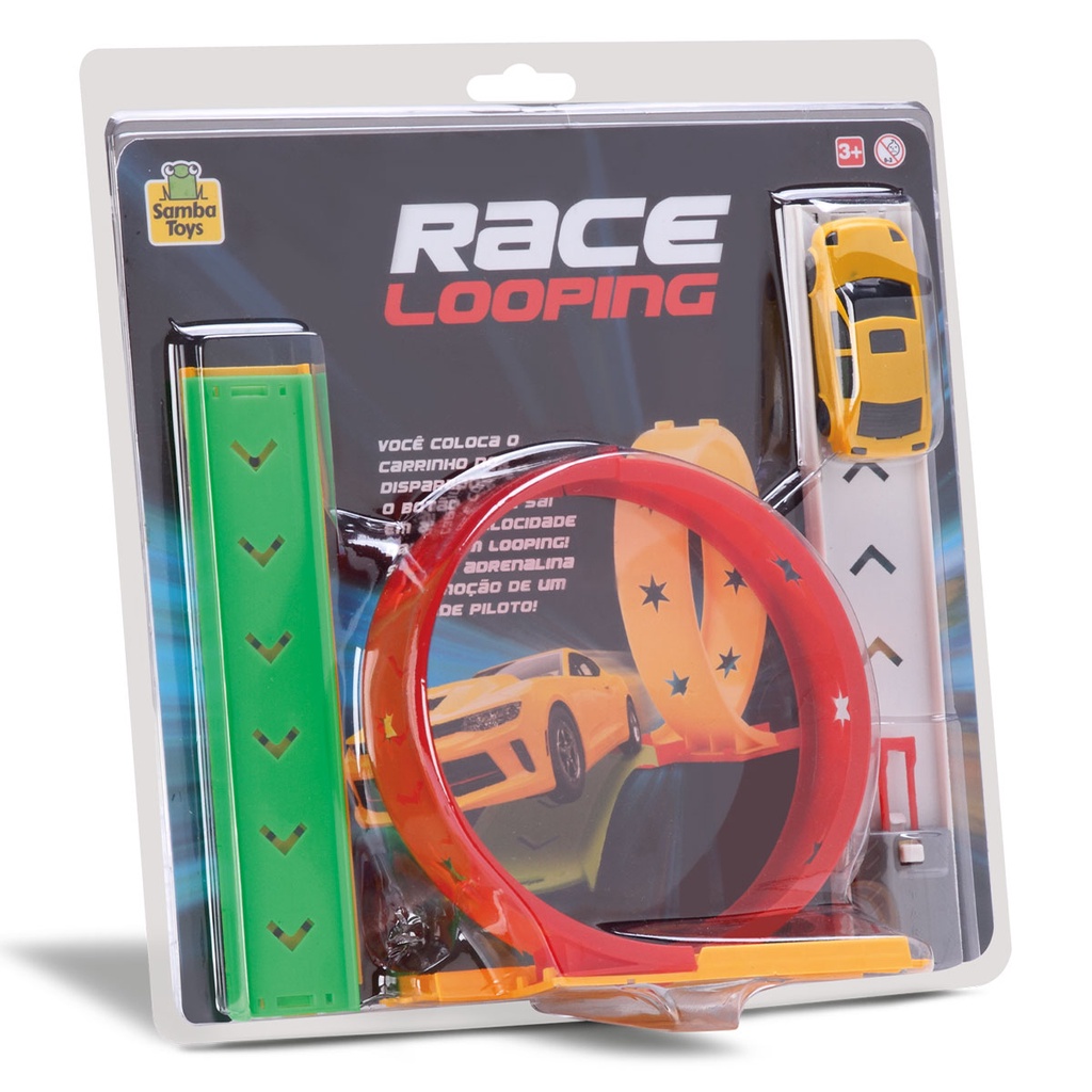 Pista Race Looping Com Carrinho - Samba Toys | Shopee Brasil