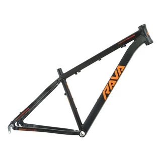 Quadro Mtb Aro 29 Rava Pressure Tsw Alúminio Preto E Laranja