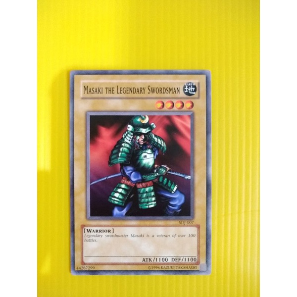 YU-GI-OH Masaki The Legendary Swordsman Inglês | Shopee Brasil