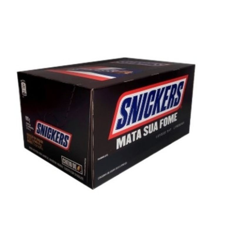 Chocolate Snickers Mars 45g Cada Caixa Com 20 Unidades | Shopee Brasil