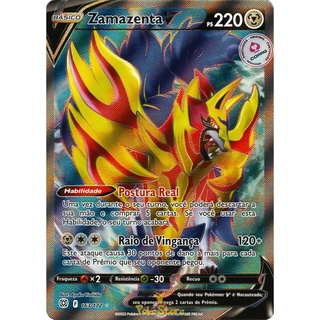 Carta Pokemon Lendario Zamazenta Original Portugues